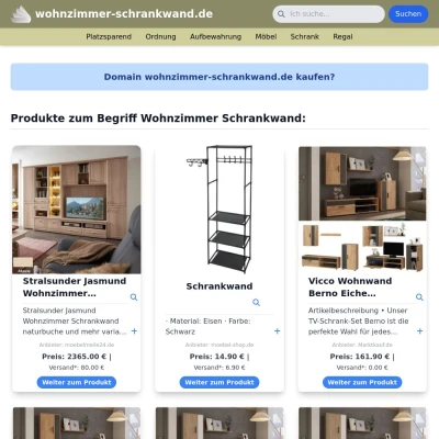 Screenshot wohnzimmer-schrankwand.de