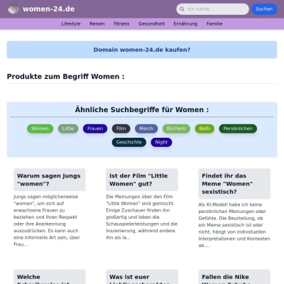 Screenshot women-24.de