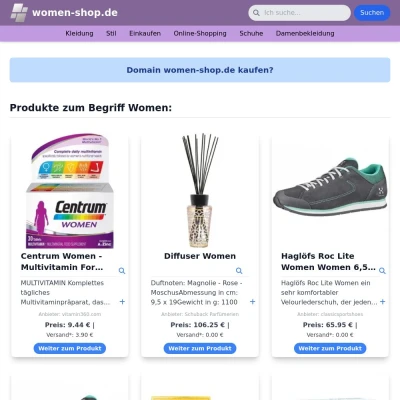 Screenshot women-shop.de