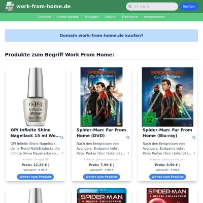 Screenshot work-from-home.de