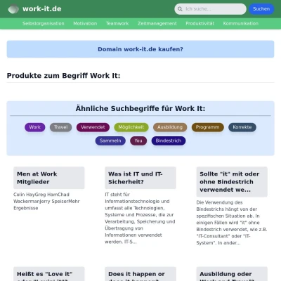 Screenshot work-it.de