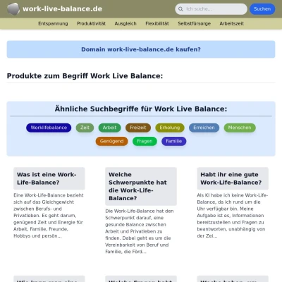 Screenshot work-live-balance.de