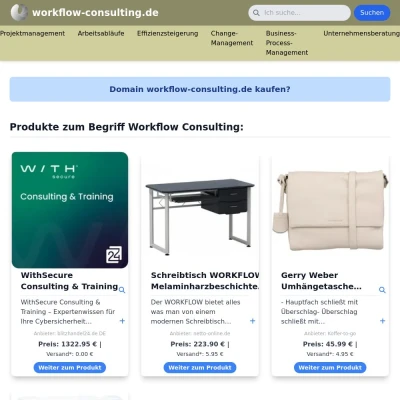 Screenshot workflow-consulting.de