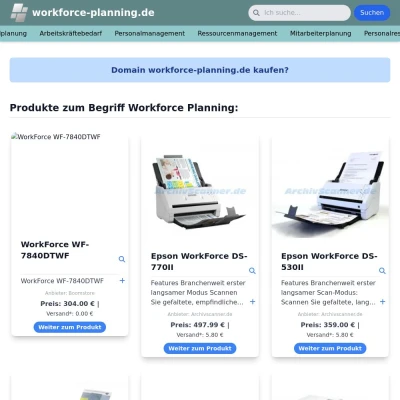 Screenshot workforce-planning.de