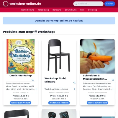 Screenshot workshop-online.de