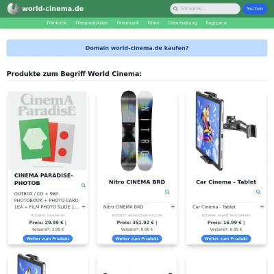 Screenshot world-cinema.de