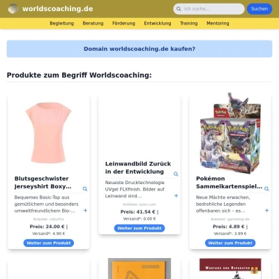 Screenshot worldscoaching.de