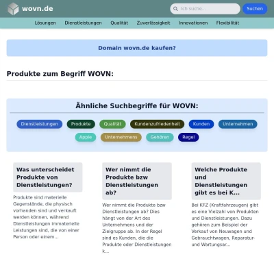 Screenshot wovn.de