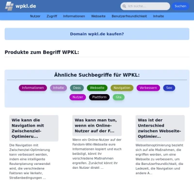 Screenshot wpkl.de