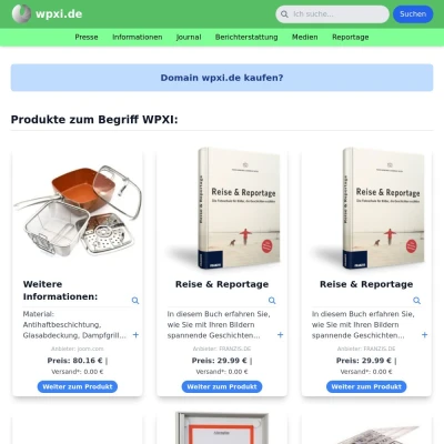 Screenshot wpxi.de