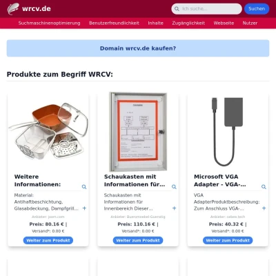 Screenshot wrcv.de