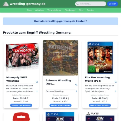 Screenshot wrestling-germany.de