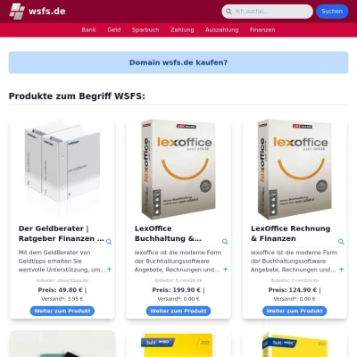 Screenshot wsfs.de