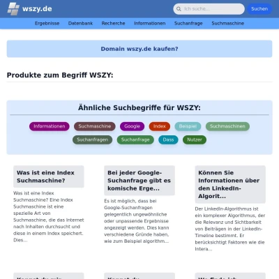 Screenshot wszy.de