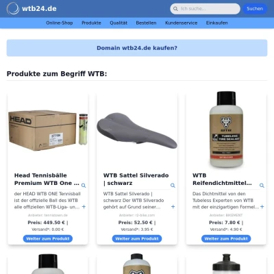 Screenshot wtb24.de