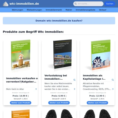 Screenshot wtc-immobilien.de