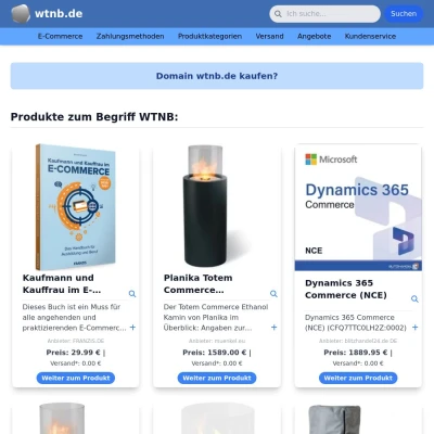 Screenshot wtnb.de