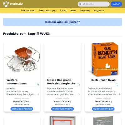 Screenshot wuix.de