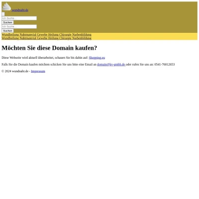 Screenshot wundnaht.de