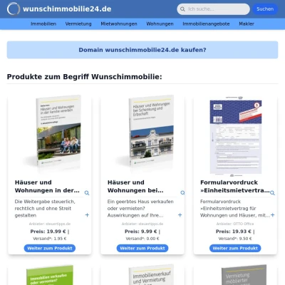 Screenshot wunschimmobilie24.de