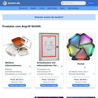 Screenshot wuom.de