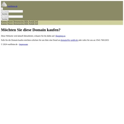 Screenshot wurfleine.de