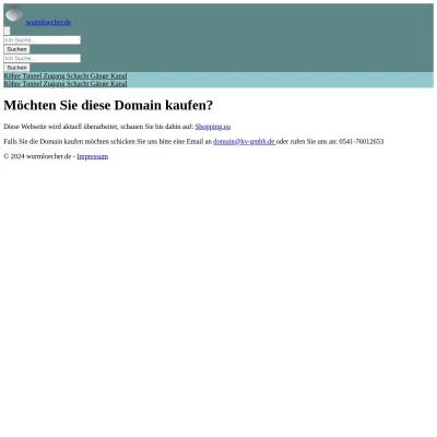 Screenshot wurmloecher.de