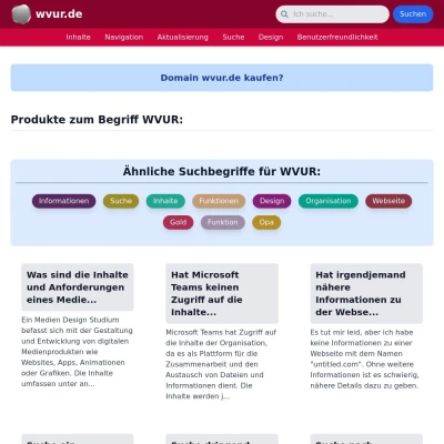 Screenshot wvur.de