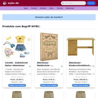 Screenshot wybc.de