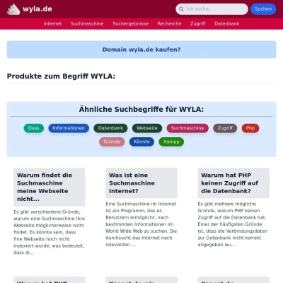 Screenshot wyla.de