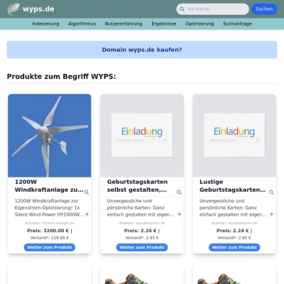 Screenshot wyps.de