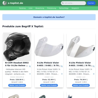 Screenshot x-toplist.de