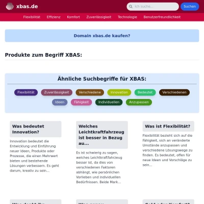 Screenshot xbas.de