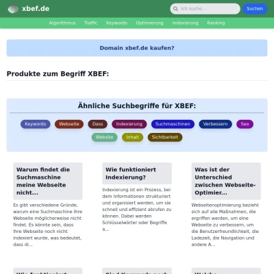 Screenshot xbef.de