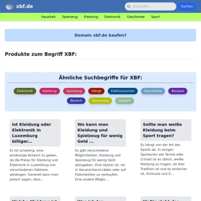 Screenshot xbf.de