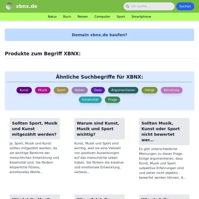 Screenshot xbnx.de