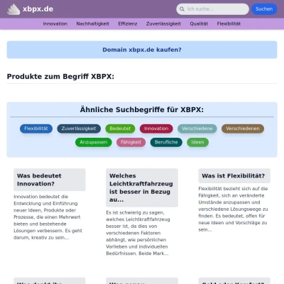 Screenshot xbpx.de