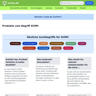 Screenshot xcmp.de