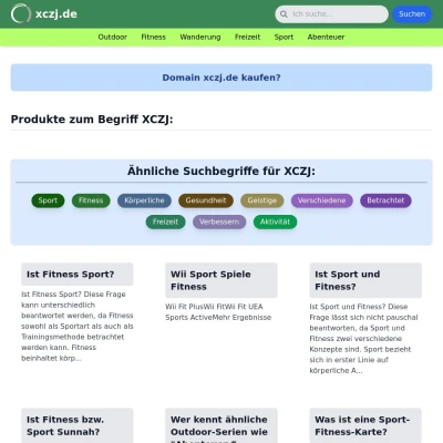 Screenshot xczj.de