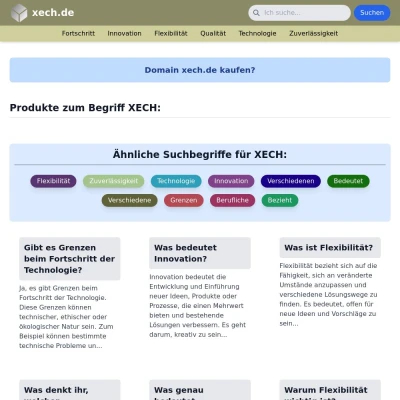 Screenshot xech.de