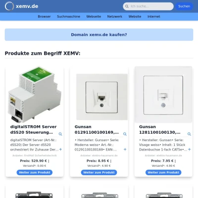 Screenshot xemv.de