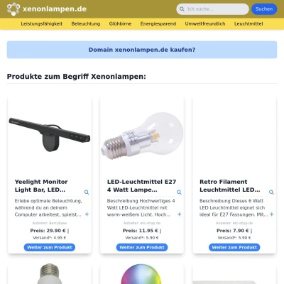 Screenshot xenonlampen.de