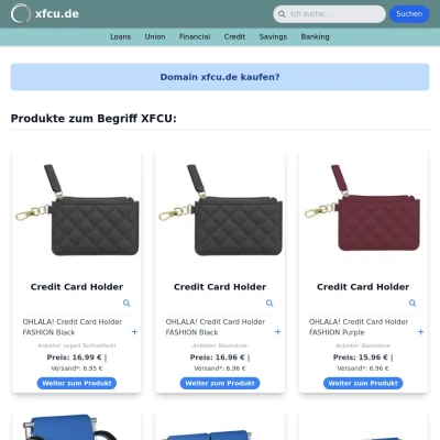 Screenshot xfcu.de