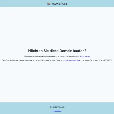 Screenshot xfn.de