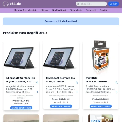 Screenshot xh1.de