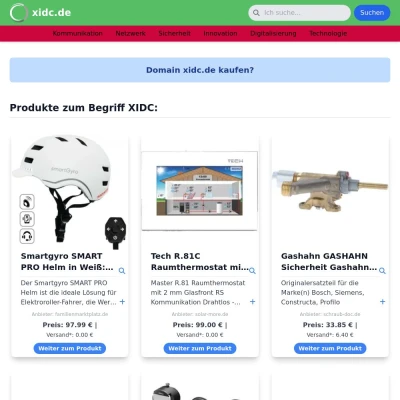 Screenshot xidc.de