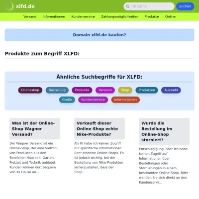 Screenshot xlfd.de