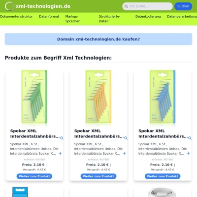 Screenshot xml-technologien.de