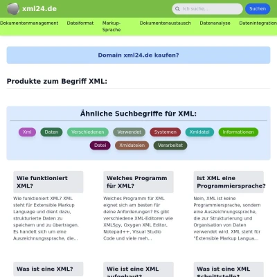 Screenshot xml24.de