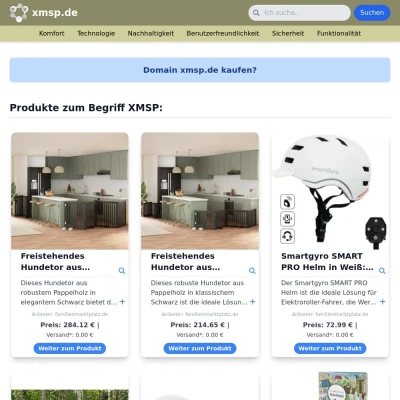 Screenshot xmsp.de